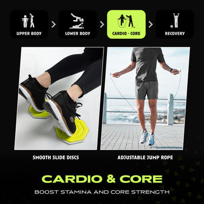 10-Piece Resistance Bands Set with Carry Bag – Full Body Home Workout Equipment